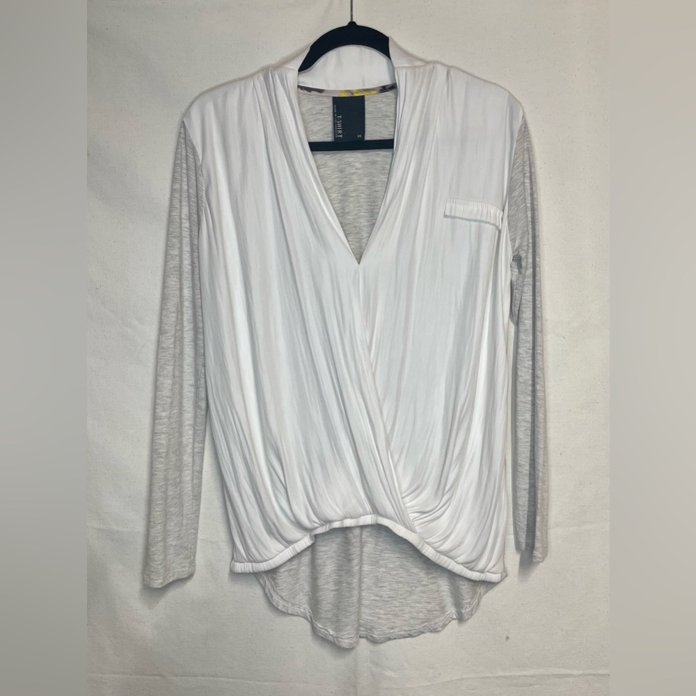 Dolan Draped Front Shirt. X-Small.